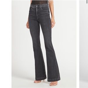 Express High Waisted Flare Jeans